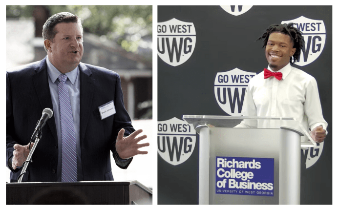 Cane Bay Partners' Co-founder David Johnson participates as guest judge at UWG Wolf Den Elevator Pitch
